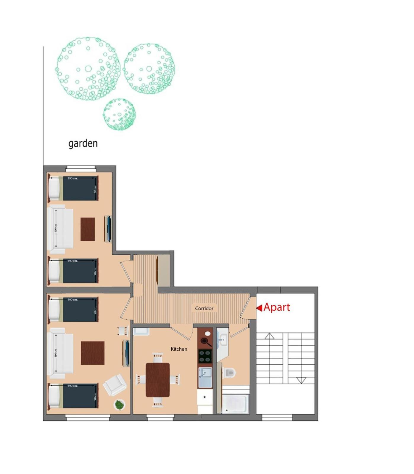Golden Apartments إسن المظهر الخارجي الصورة